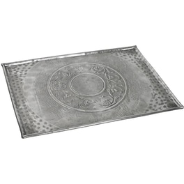 Διακοσμητικός Δίσκος Espiel από Αλουμίνιο 28x38cm - Ασημί