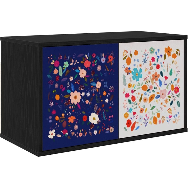 Έπιπλο Τηλεόρασης VidaXL MAINZ Επιτοίχιο 69 x 33 x 40 cm - Μαύρη Δρυς