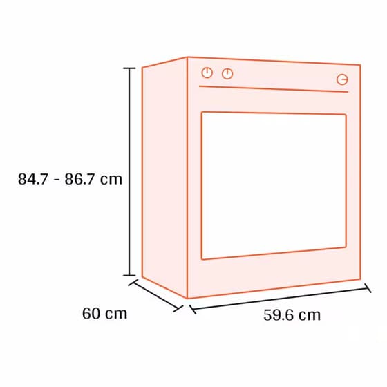 AEG CCB6441NBB 73 Lt Μαύρο Ηλεκτρική Κουζίνα Κεραμική image 1