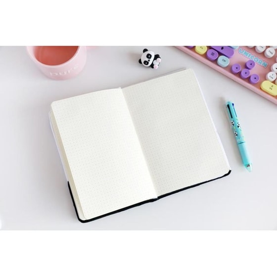 Σημειωματάριo i-Total Plush Α5 Panda image 5