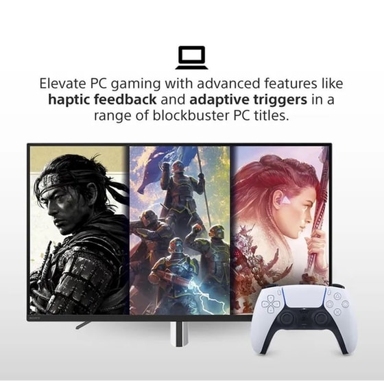 Sony DualSense Ασύρματο Χειριστήριο  V3 PS5 - Λευκό image 6