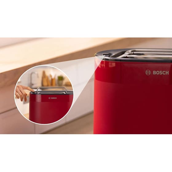 BOSCH COMPACT MYMOMENT TAT2M124 2 Θέσεων 950W Κόκκινο Φρυγανιέρα image 6