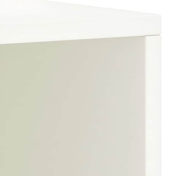 Κομοδίνο Vidaxl Από Μασίφ Ξύλο Πεύκου 35x30x40 cm - Λευκό image 3