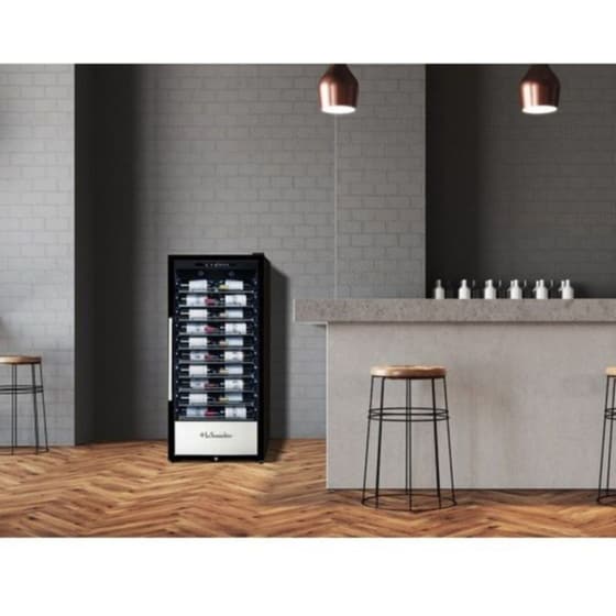 LA SOMMELIERE PRO110N για 107 Μπουκάλια Μαύρο Συντηρητής Κρασιών image 8