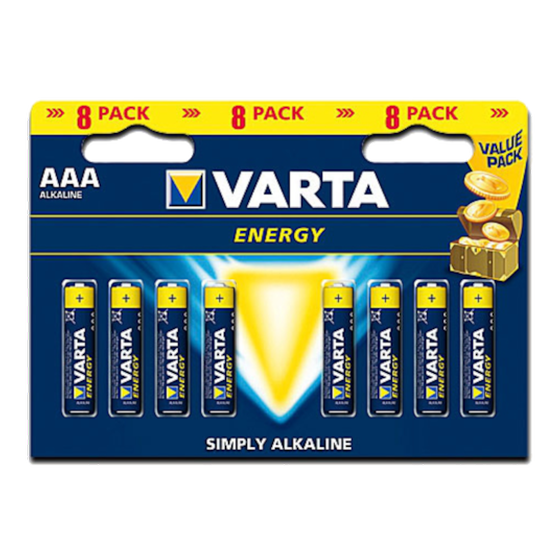 120325 ALKALINE VALUE PACK AAA 8BL. image 0