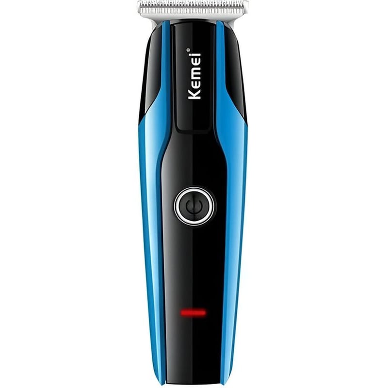 KEMEI KM-5052 Κουρευτική Μηχανή Επαναφορτιζόμενη Μαύρο-Μπλε