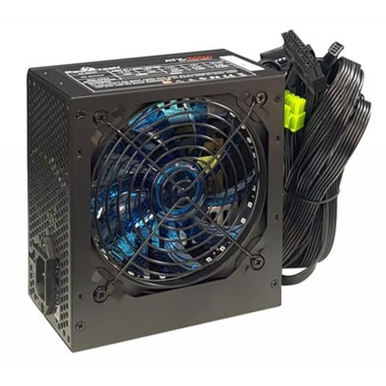 Κουτί Desktop Powertech PT-848 Tempered Glass 500W - Μαύρο image 3