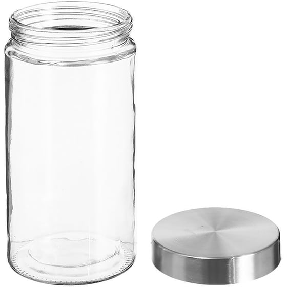 Βάζο Αποθήκευσης Τροφίμων Spitishop Γυάλινο 1.7lt - Διάφανο image 1