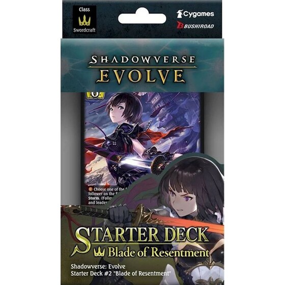 Shadowverse: Evolve Swordcraft: Blade Of Resentment Starter Deck image 0