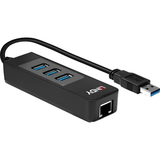 Lindy 43176 USB Hub 4-Port USB 3.1 συμβατό με USB-A image 1