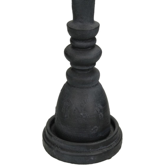 Κηροπήγιο ArteLibre Μαύρο Polyresin 8.5 x 8.5 x 25 cm image 1