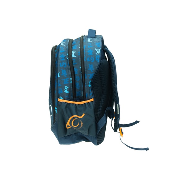 Τσάντα Πλάτης Δημοτικού Οβάλ Naruto Letters image 1