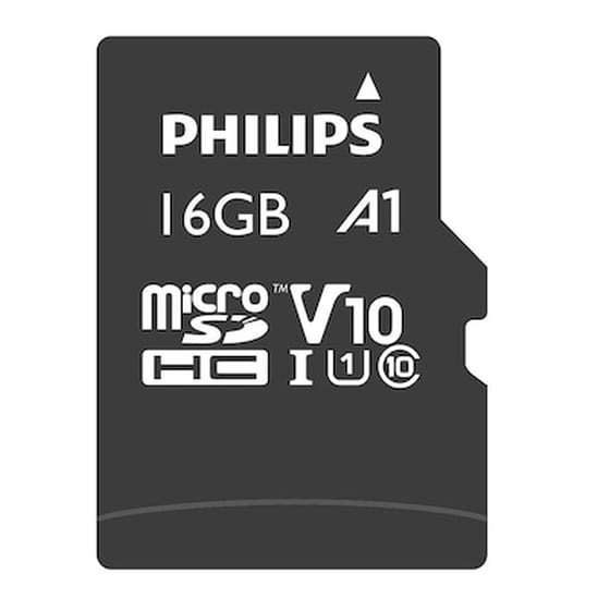 Philips microSDHC 16GB Class 10 U1 V10 A1 UHS-I με αντάπτορα image 2
