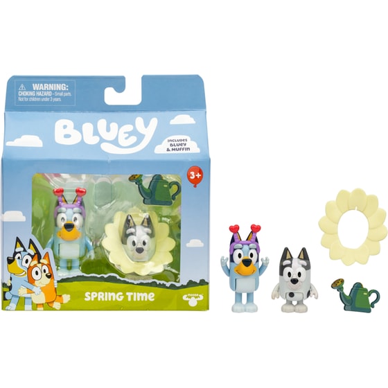 Σετ Φιγούρες Bluey με Αξεσουάρ (6cm) - 2 Σχέδια Τυχαία Επιλογή Σχεδίου image 2