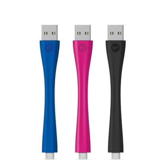 Καλώδιο δεδομένων Mophie Memory-flex Micro USB 0.1m - Black image 1