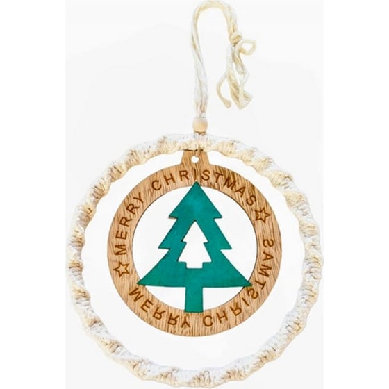 Μακραμε Κρεμαστο Στεφανι image 2