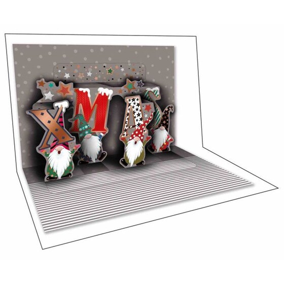 Ευχετήρια Κάρτα 12 Εποχές Xmas Pop Up Gong image 2