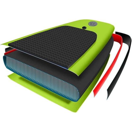 Φουσκωτή Σανίδα SUP VidaXL 360x81 cm - Πράσινη image 8