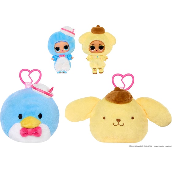 L.O.L. Surprise! MGA Entrertainment Loves Hello Kitty Λούτρινο Αναστρέψιμο Μπρελόκ Έκπληξη - Τυχαία Επιλογή image 7