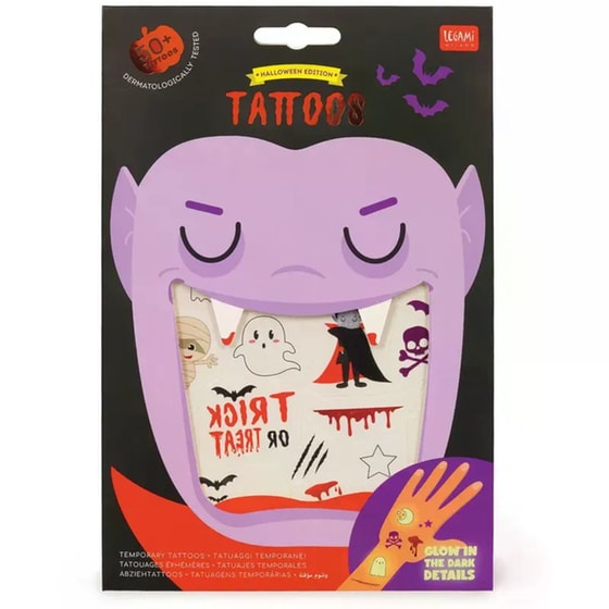 Σετ Τατουάζ Legami Halloween (2 Φύλλα - 50 Τεμάχια) image 0