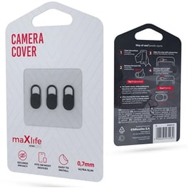 Camera Cover Maxlife Rounded Home Office - Black