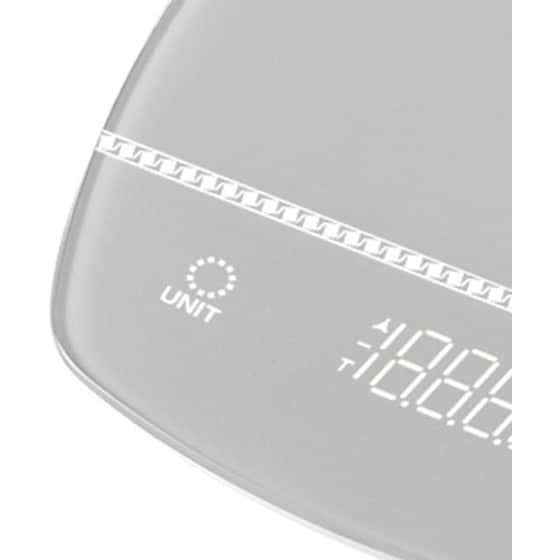 LEXICAL LKS-4301GREY 1g/5kg Ψηφιακή Ζυγαριά Κουζίνας image 3