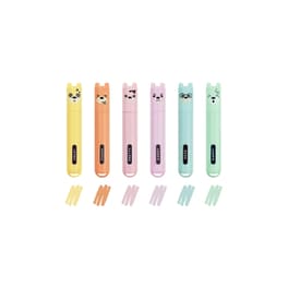 Σετ Μίνι Υπογραμμιστές Legami Teddy's Style Pastel (6 Τεμάχια)