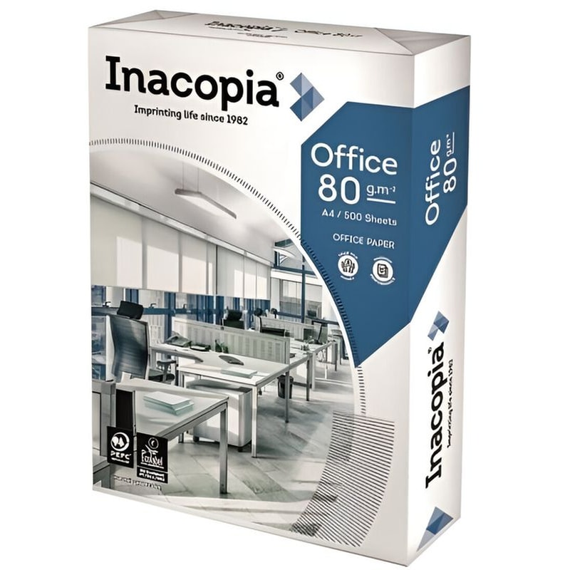 INACOPIA Inacopia Φωτoαντιγραφικό Χαρτί Α4 80γρ. 500 φύλλα