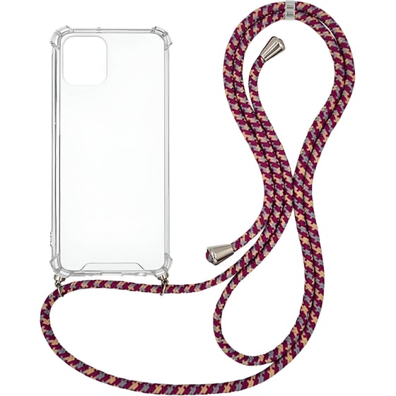 Θήκη Apple iPhone 12 Mini - Sonique Armor Clear - Rainbow Μπορντό image 0