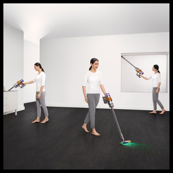 DYSON V15 Detect Absolute 25.2 V 0.77 L Iron/Nickel Σκούπα Stick image 12