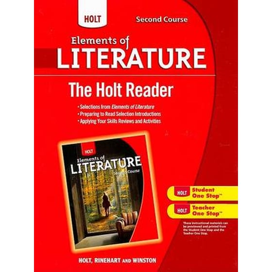 The Holt Elements of Literature image 0