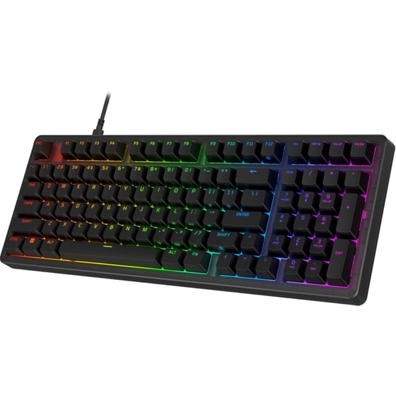 HyperX Origins 2 Gaming Μηχανικό Ενσύρματο 1800 Πληκτρολόγιο με RGB Μαύρο (US) image 2