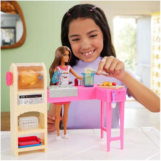 Mattel Barbie Recipe for Friendship – Κουζίνα Μαγειρικής Κούκλα Τερέζα image 2