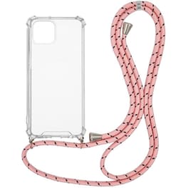 Θήκη Apple iPhone 13 - Sonique με Κορδόνι Armor Clear - Ροζ