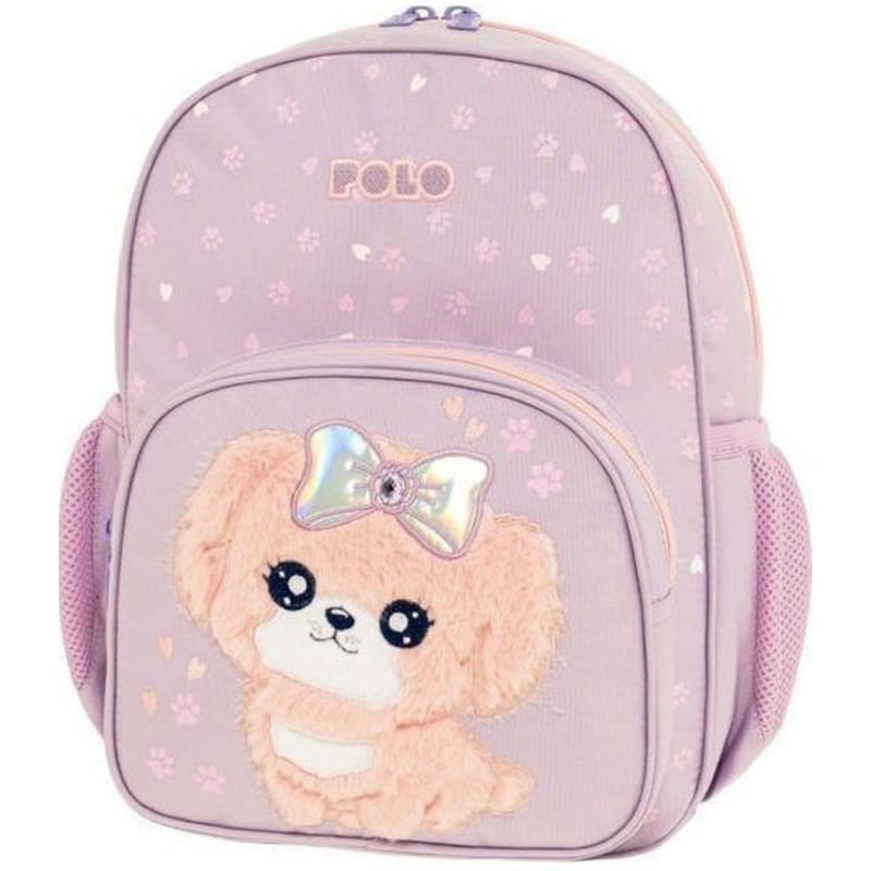 Σακίδιο Πλάτης Νηπιαγωγείου Polo Junior Fizz Dog Λιλά