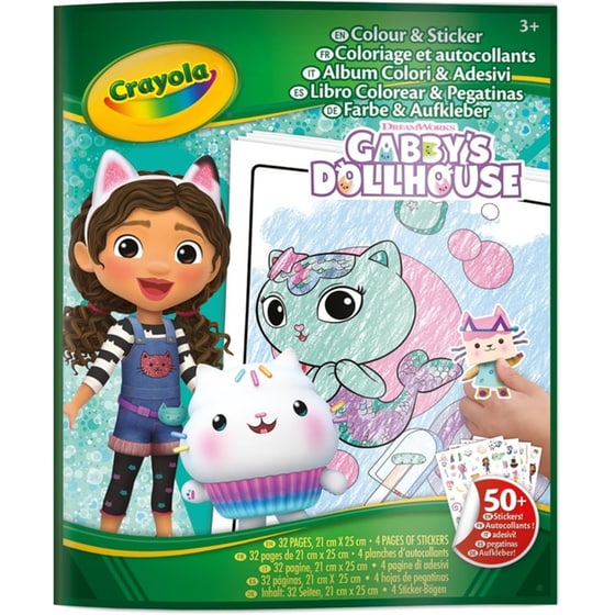 Βιβλίο Ζωγραφικής και Αυτοκόλλητα Gabby's Dollhouse image 0
