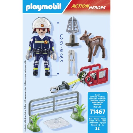 PLAYMOBIL® Action Heroes Επιχείρηση διάσωσης ζώου (71467) image 5