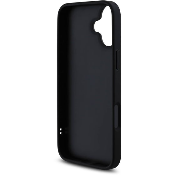 Θήκη Apple iPhone 16 Guess Quiled Metal Logo - Μαύρο image 3