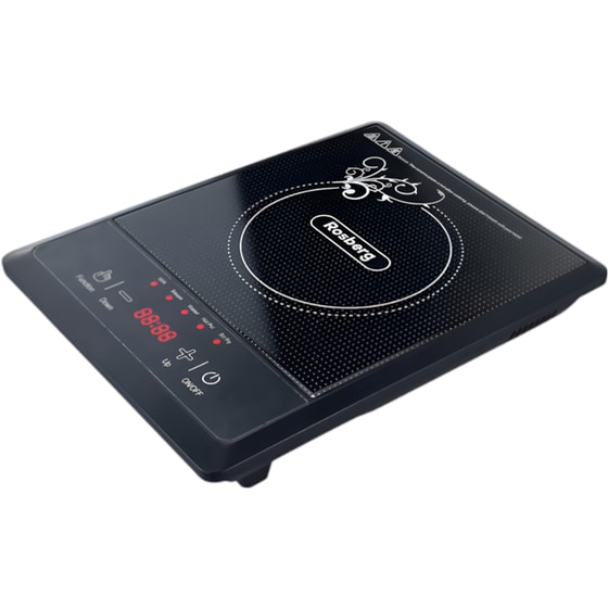 Επιτραπέζια Εστία Επαγωγική ROSBERG R51445J 2000 W Μαύρο image 0