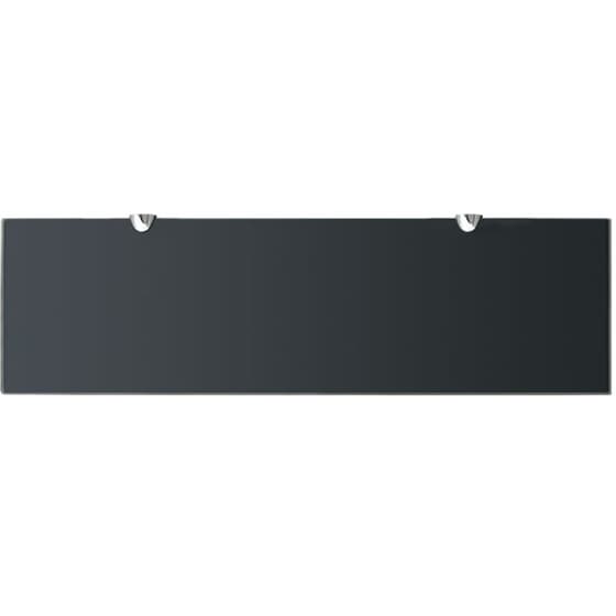 Ράφι Τοίχου VidaXL από Γυαλί 70x0.8x20 cm - Μαύρο image 2