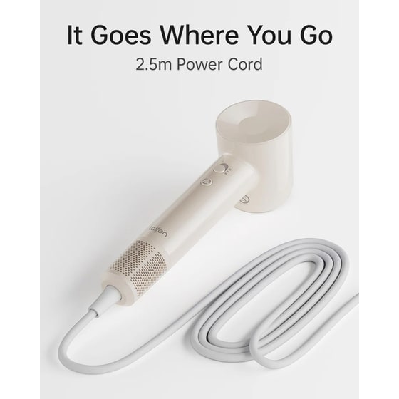 LAIFEN SE LITE Σεσουάρ Μαλλιών 1400 W Μπεζ image 1