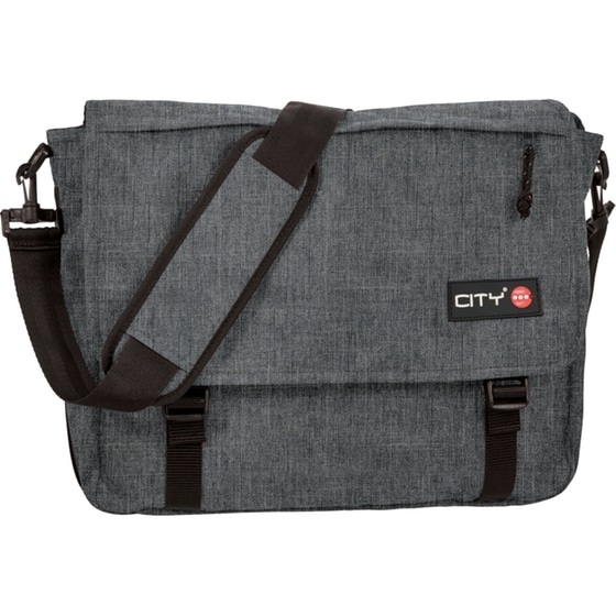 Τσάντα Ώμου Lycsac City Melange Γκρι 1 Θήκης Γκρι image 0