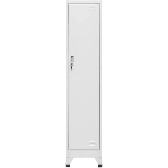 Φοριαμός VidaXL Μεταλλικός 38x45x180 cm - Λευκό image 1