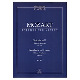 Βιβλίο Για Σύνολα Barenreiter Mozart - Symphony In D Major Nr.35  Kv385 [pocket Score]