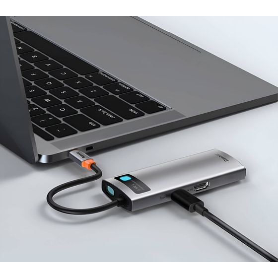 Docking Station Baseus CAHUB-CX0G 5-Port USB 3.0 συμβατό με USB-C image 7