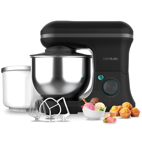 CECOTEC Cecomixer Merengue Ice-Cream CEC-04381 1200 W 5 L Μαύρο Κουζινομηχανή image 2