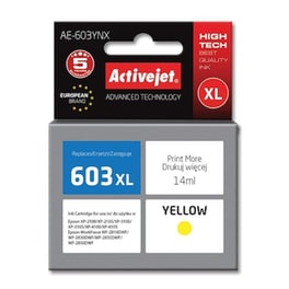 Συμβατό Epson 603XL Κίτρινο Μελάνι Εκτυπωτή Ae-603ynx