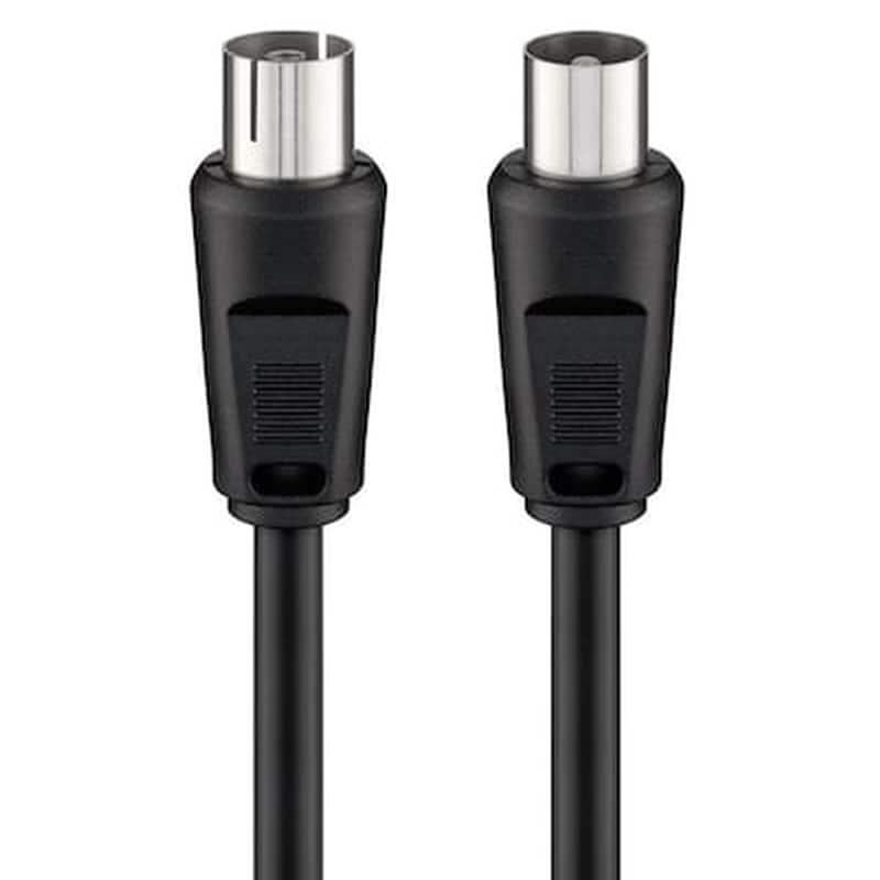 Goobay Καλώδιο Κεραίας Αρσενικό Σε Θηλυκό 11722 70db Ccs 2.5m Μαύρο GOOBAY