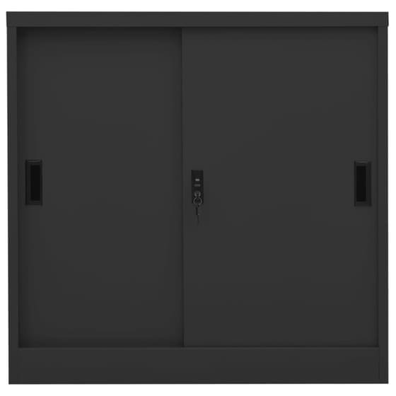 Ντουλάπι Γραφείου VidaXL από Ατσάλι 90x40x90 cm - Ανθρακί image 1