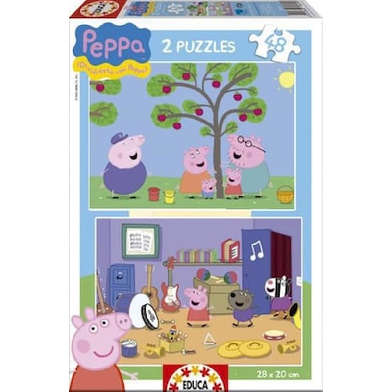 Puzzle Peppa Pig 2×48 Educa
